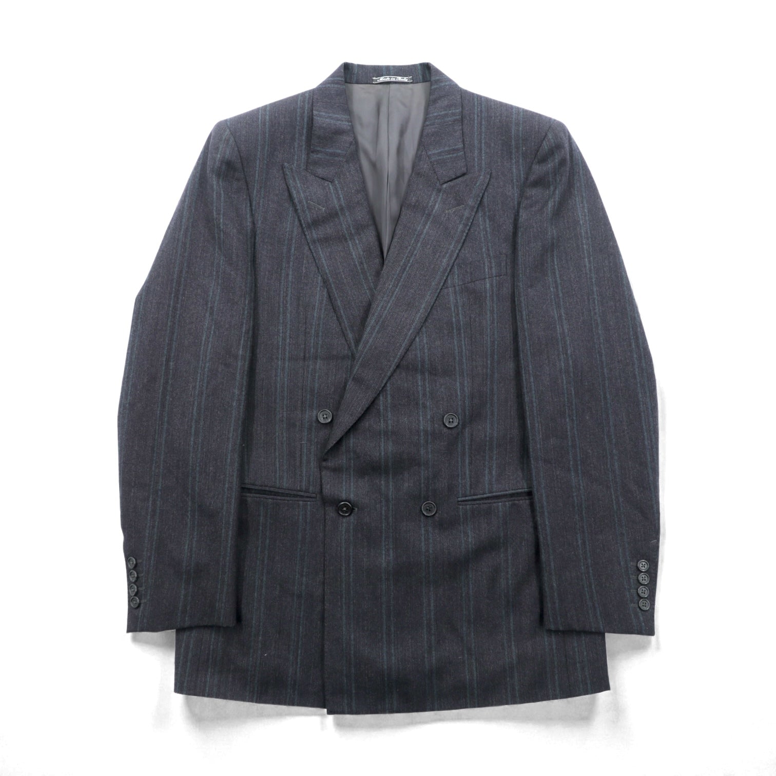 Ermenegildo Zegna イタリア製 ピークドラペル ダブルブレスト 