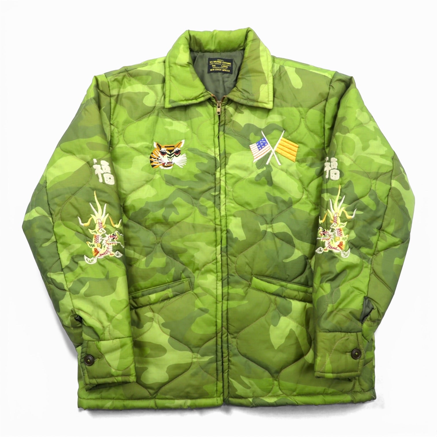 NON STOCK MFG ベトジャン スーベニアジャケット L リップストップ 