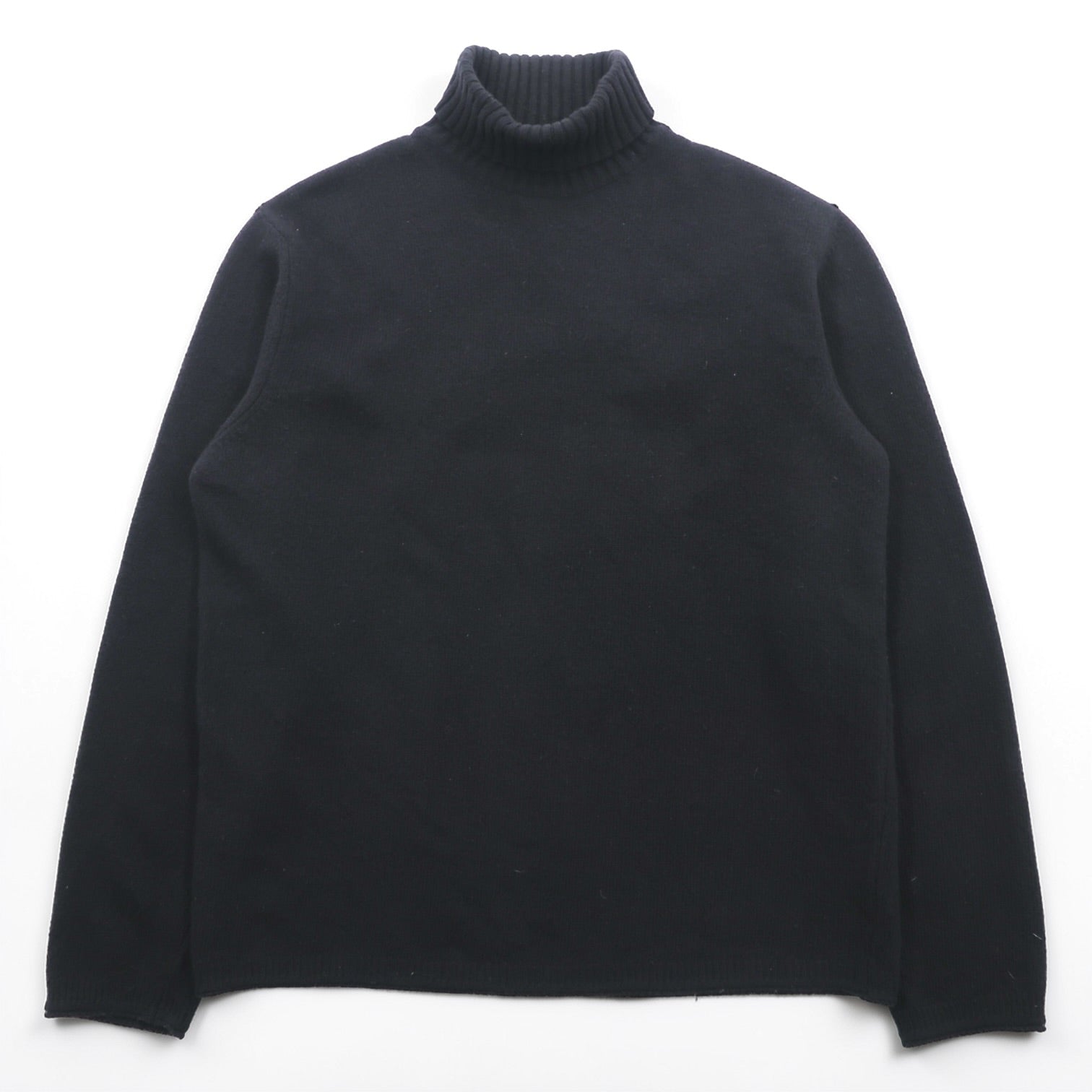 HUGO BOSS タートルネック ニット セーター XL ブラック 羊毛 