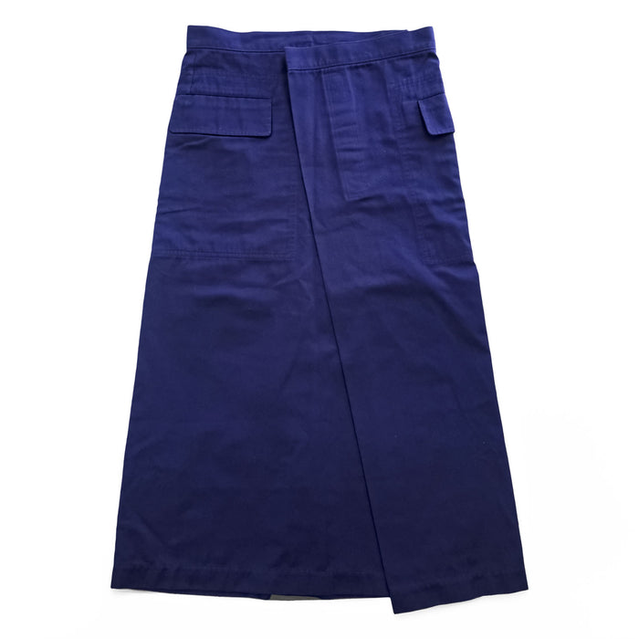 Tricot COMME des GARCONS 90s Vintage Made in Japan Wrap Skirt M Navy Velcro TS-10002M