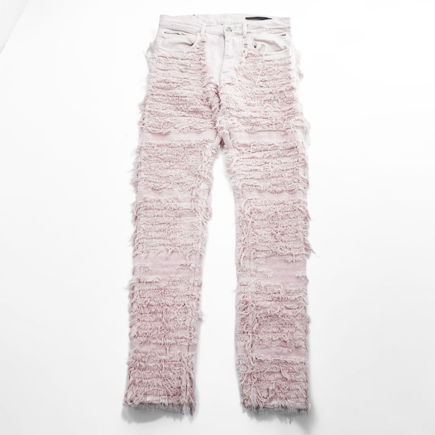 1017 ALYX 9SM × blackmeans シュレッド クラッシュ フリンジデニム