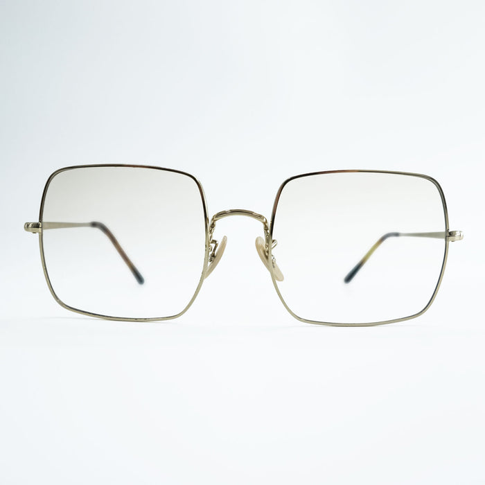 Ray-Ban RB1971 Square 1971 Classic 9147/51 Gold Brown Gradient Sunglasses 54-19 145 Italy Case