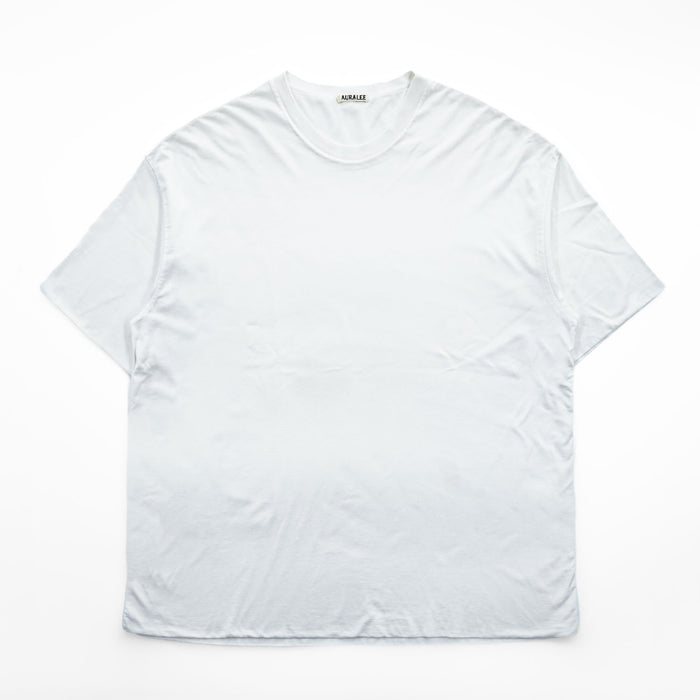 AURALEE 日本製 Tシャツ L ホワイト HIGH GAUGE DOUBLE CLOTH TEE A00T01DC