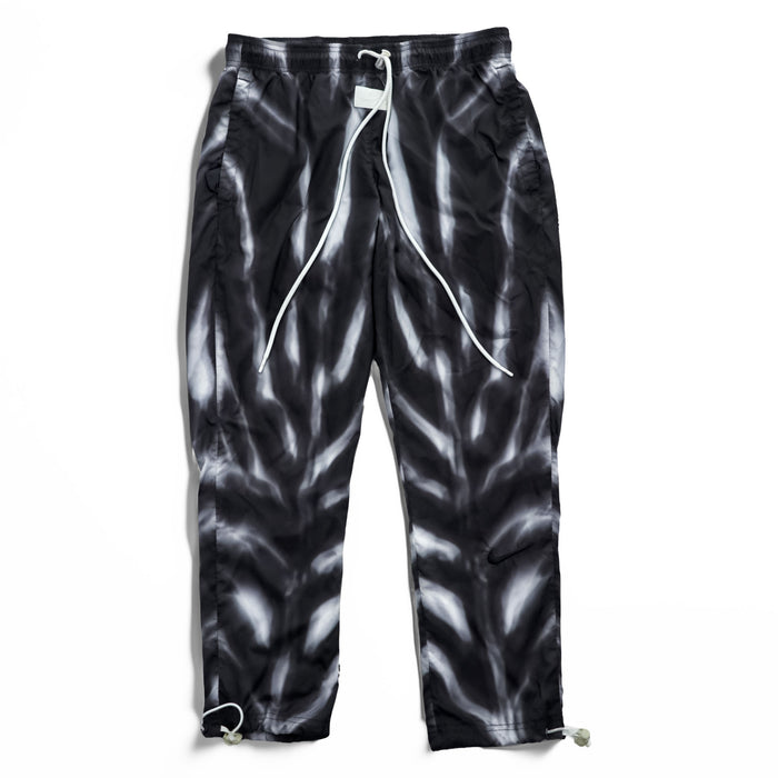 FEAR OF GOD × NIKE トラックパンツ ALLOVER PRINT PANTS ジャージ M ブラック グレー 総柄 ドローコード BV8737-010