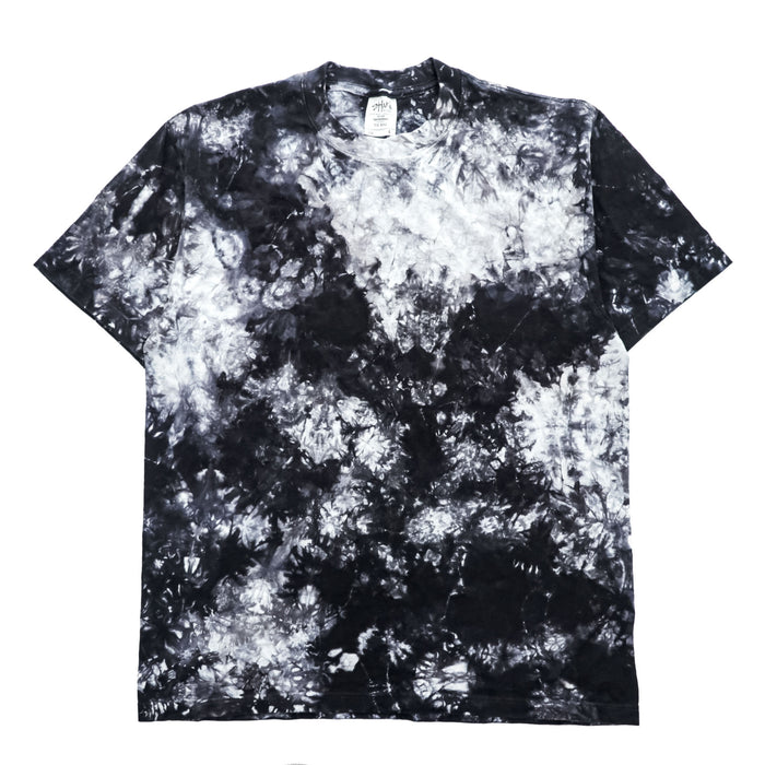 Shaka Wear Super Max Heavy Black White Tie Dye T-Shirt 7.5oz USA Cotton Men's L