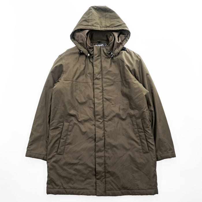 CHAPS Ralph Lauren 90年代 ヴィンテージ 中綿 モッズコート M フード着脱式 Thinsulate ドローコード ダブルジップ