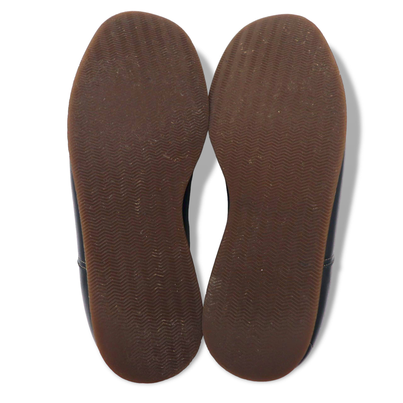 BURBERRY calf leather sneakers 25.5cm black BU1340