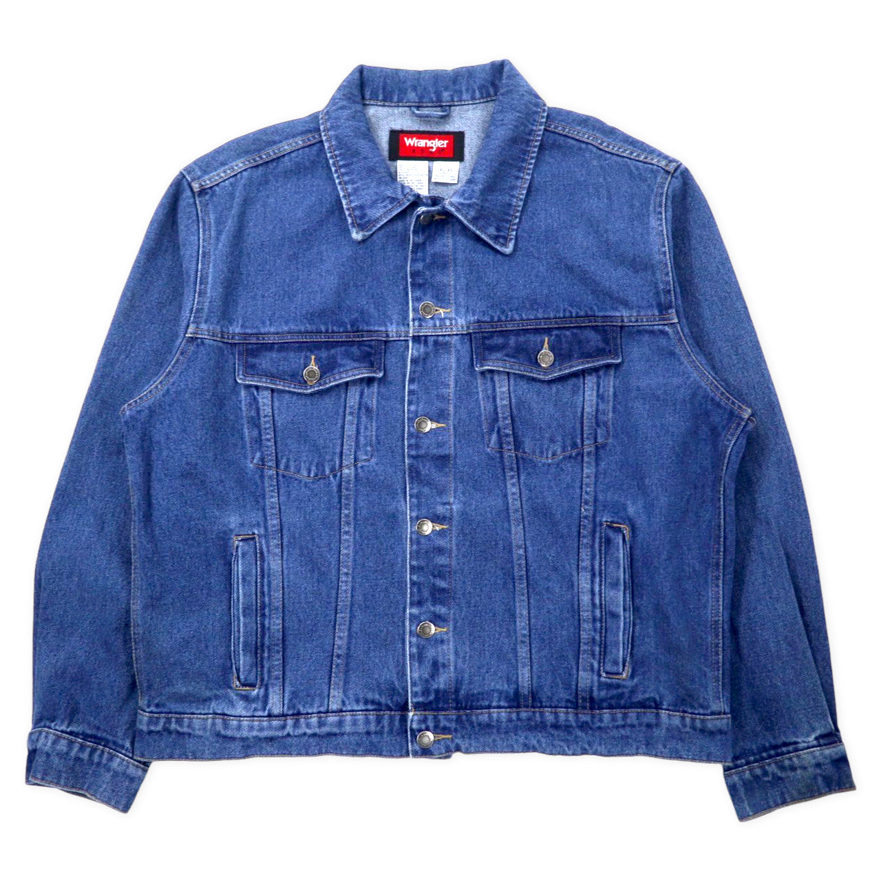 WRANGLER HERO 90s Denim Jacket G Jean XL Blue Cotton Euro Model 
