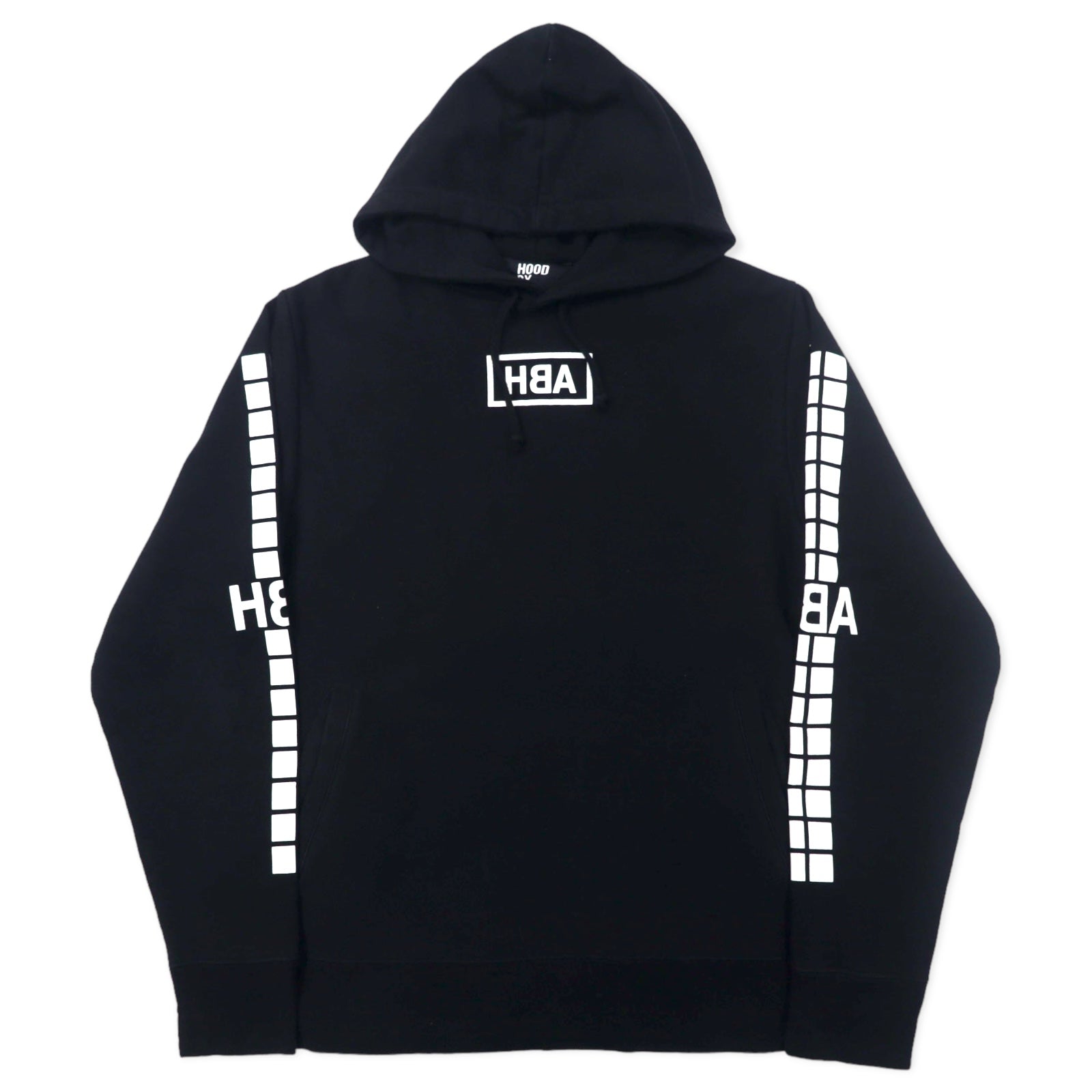 HOOD BY AIR ヨーロッパ製 HBA ボックスロゴ フーディー プルオーバー