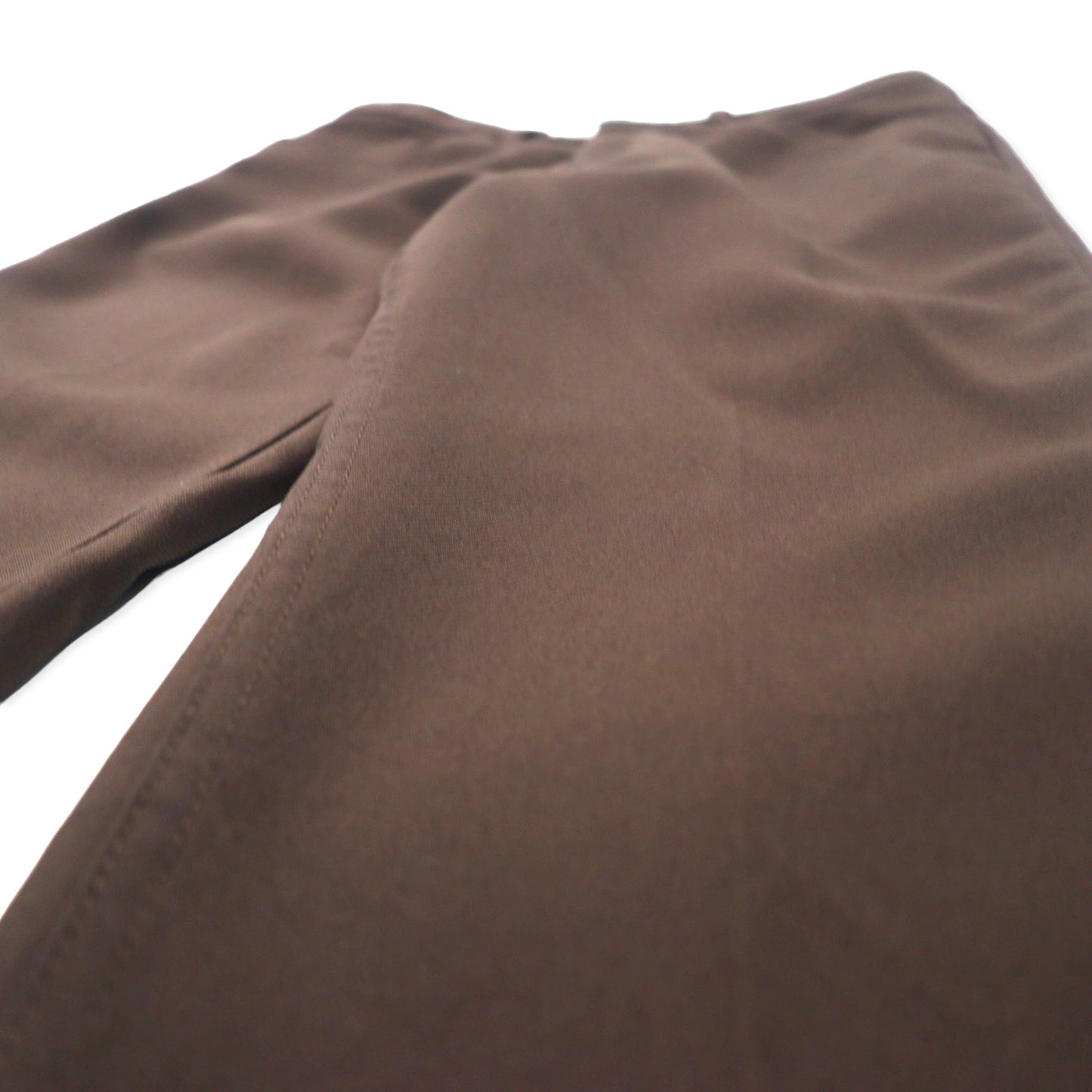 Wrangler ランチャーパンツ ブーツカット 34 ブラウン ポリエステル センタープレス 82BN メキシコ製