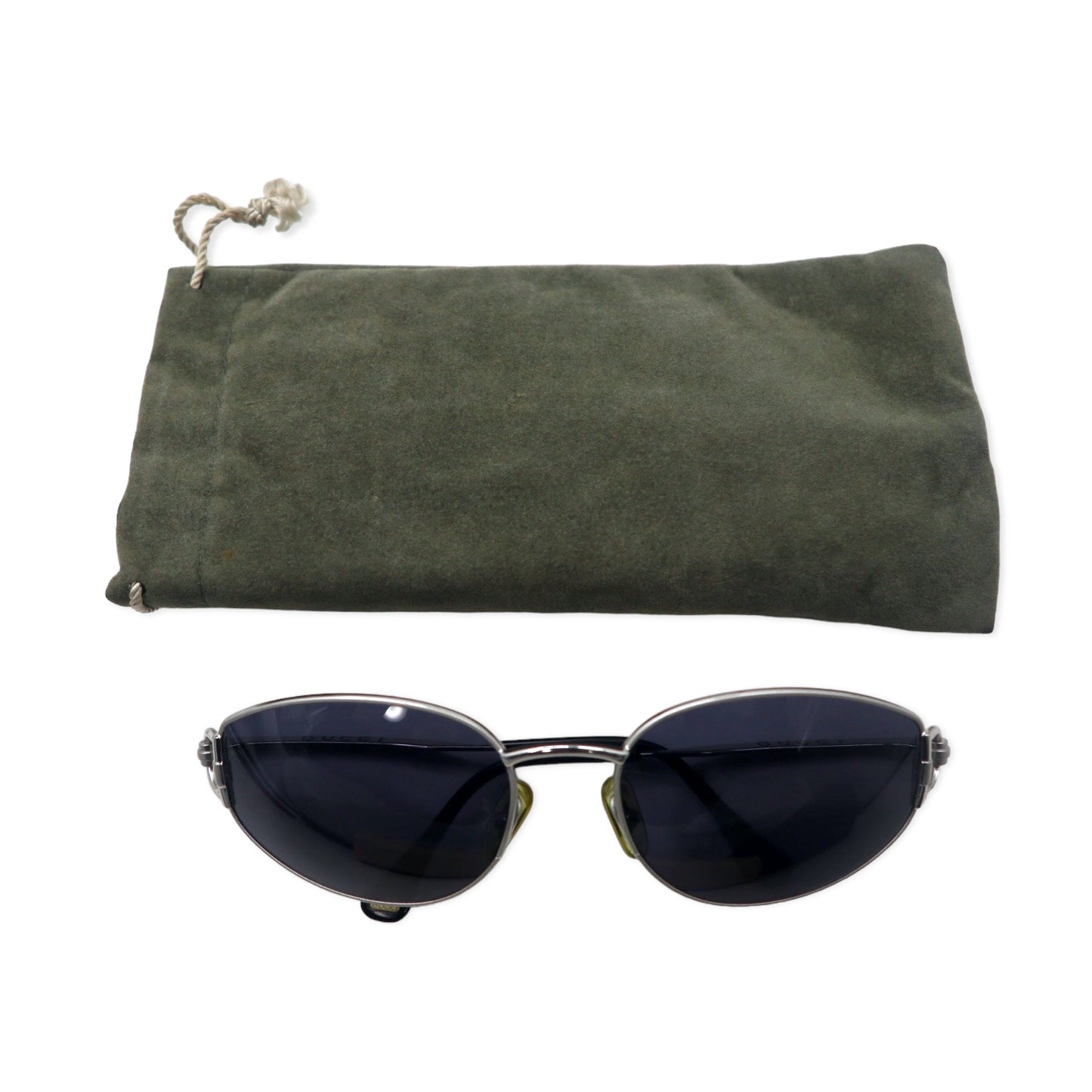 GUCCI sunglasses silver metal GG2600/S SC9 60◻︎20 Made in Italy