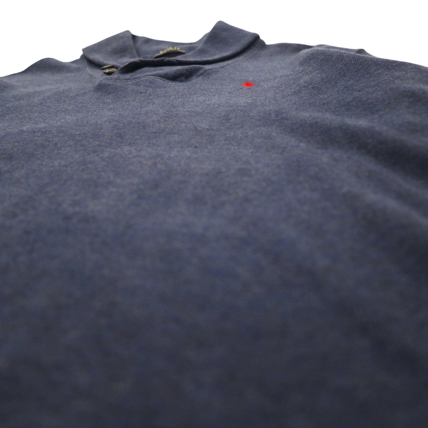 POLO RALPH LAUREN ショールカラー スウェット L ネイビー コットン スモールポニー刺繍