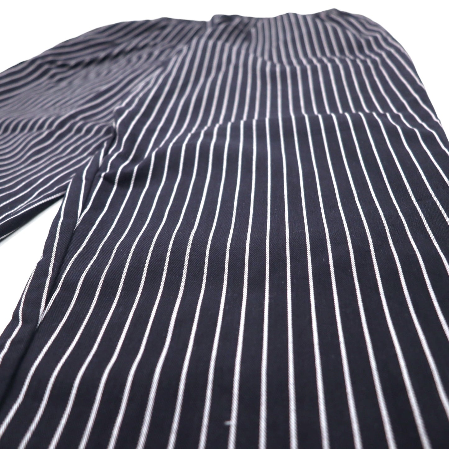 Premium uniforms Chef pants Easy pants M Black Stripe Polyester Cotton Chefs Choice