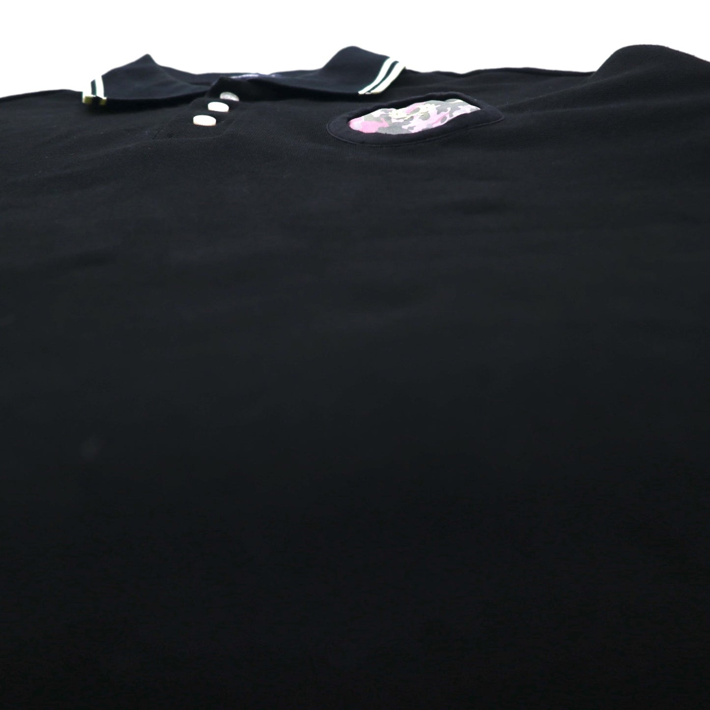 FRED PERRY × AKANE UTSUNOMIYA ワイドシルエット ポロシャツ S ブラック コットン 鹿の子 Pique Shirt F5334 日本製