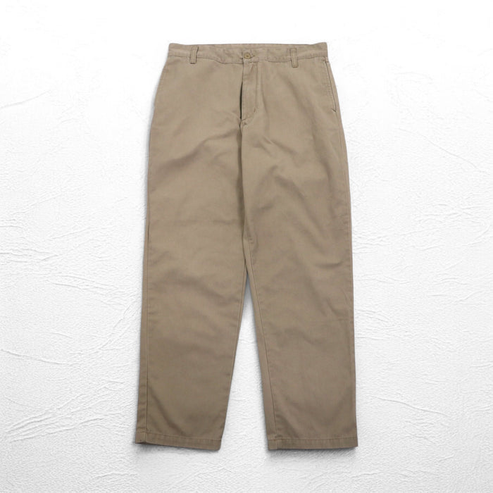 Carhartt WIP Calder Pants Tapered Chino Pants L Beige 1030473 Made in Tunisia