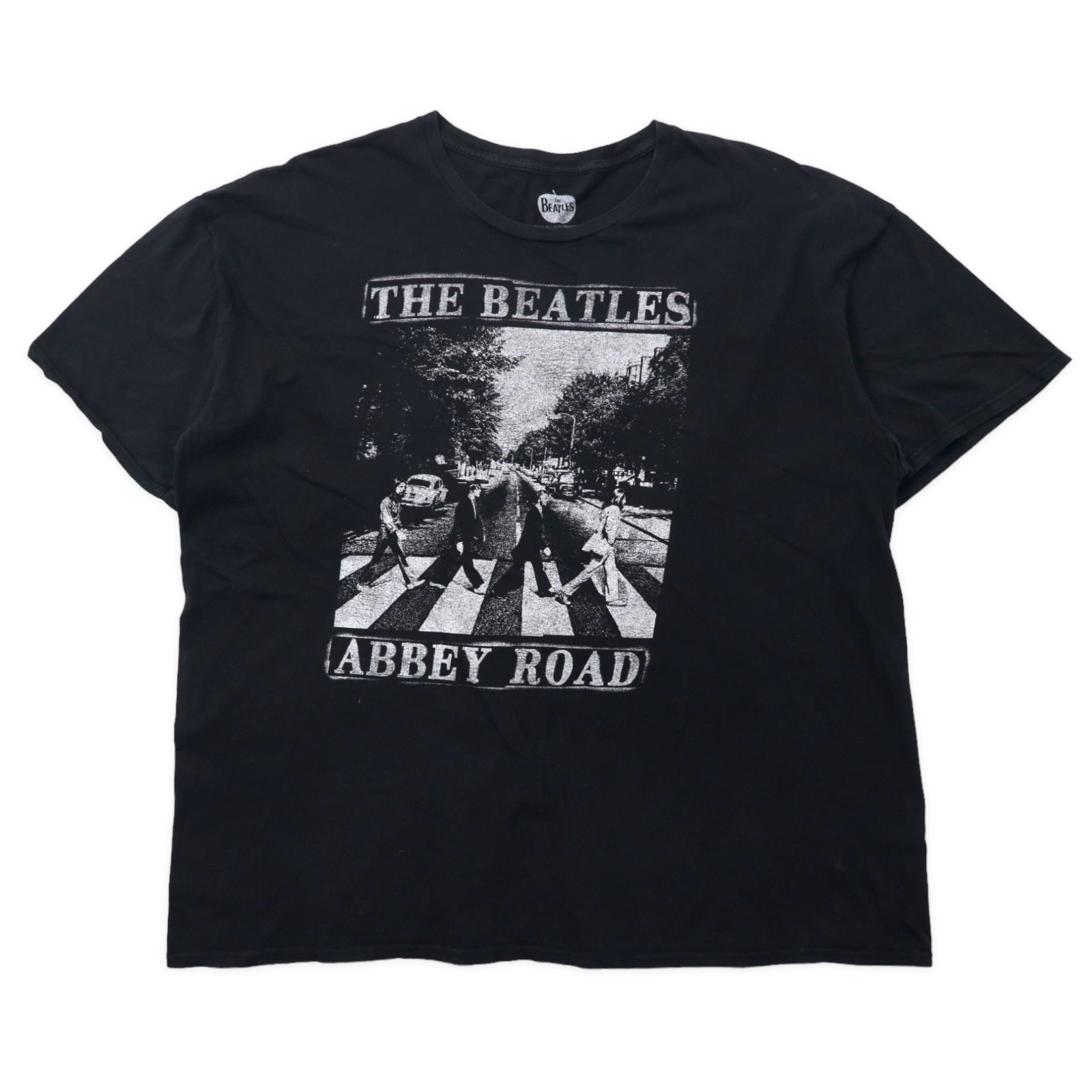 THE BEATLES ビートルズ バンドTシャツ 3XL ブラック コットン ABBEY Road アビーロード ビッグサイズ