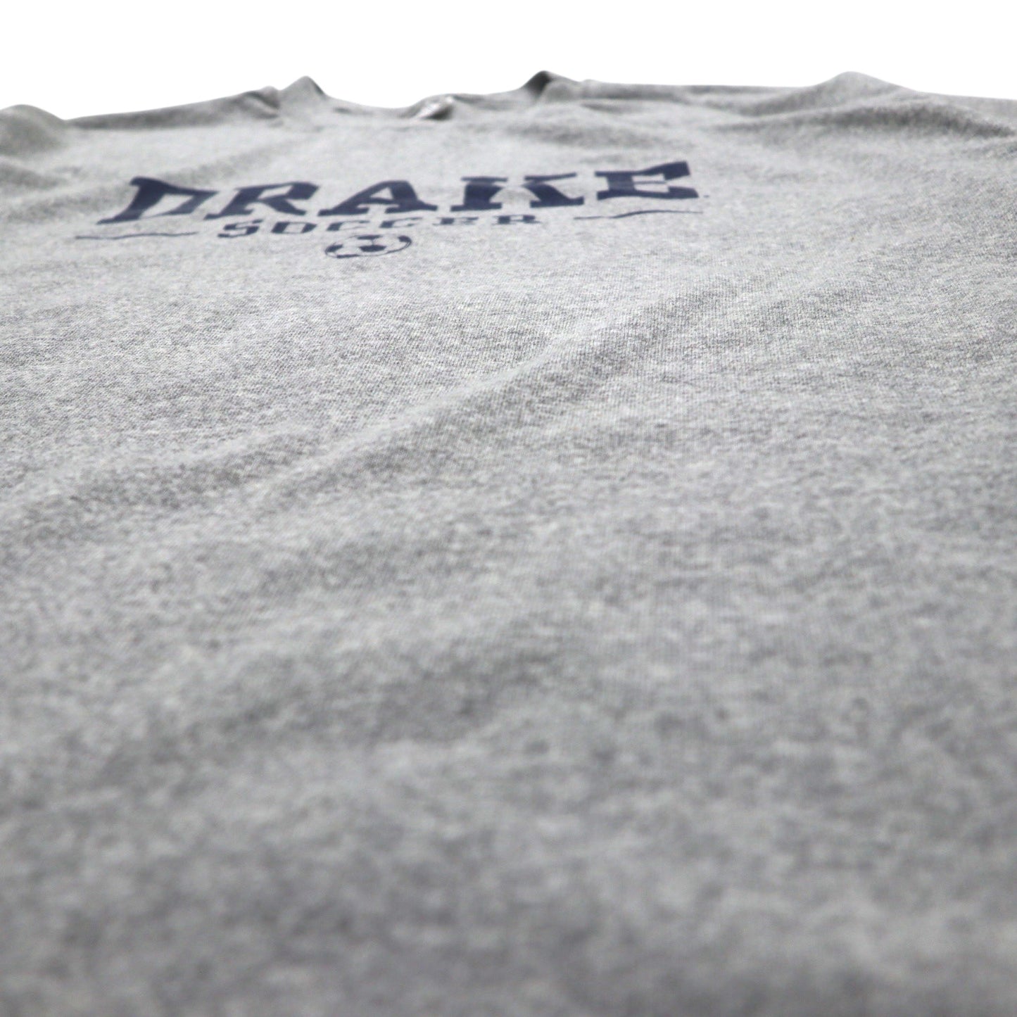 The Cotton Exchange 90年代 USA製 シングルステッチ ヴィンテージ Tシャツ XL グレー DRAKE SOCCER