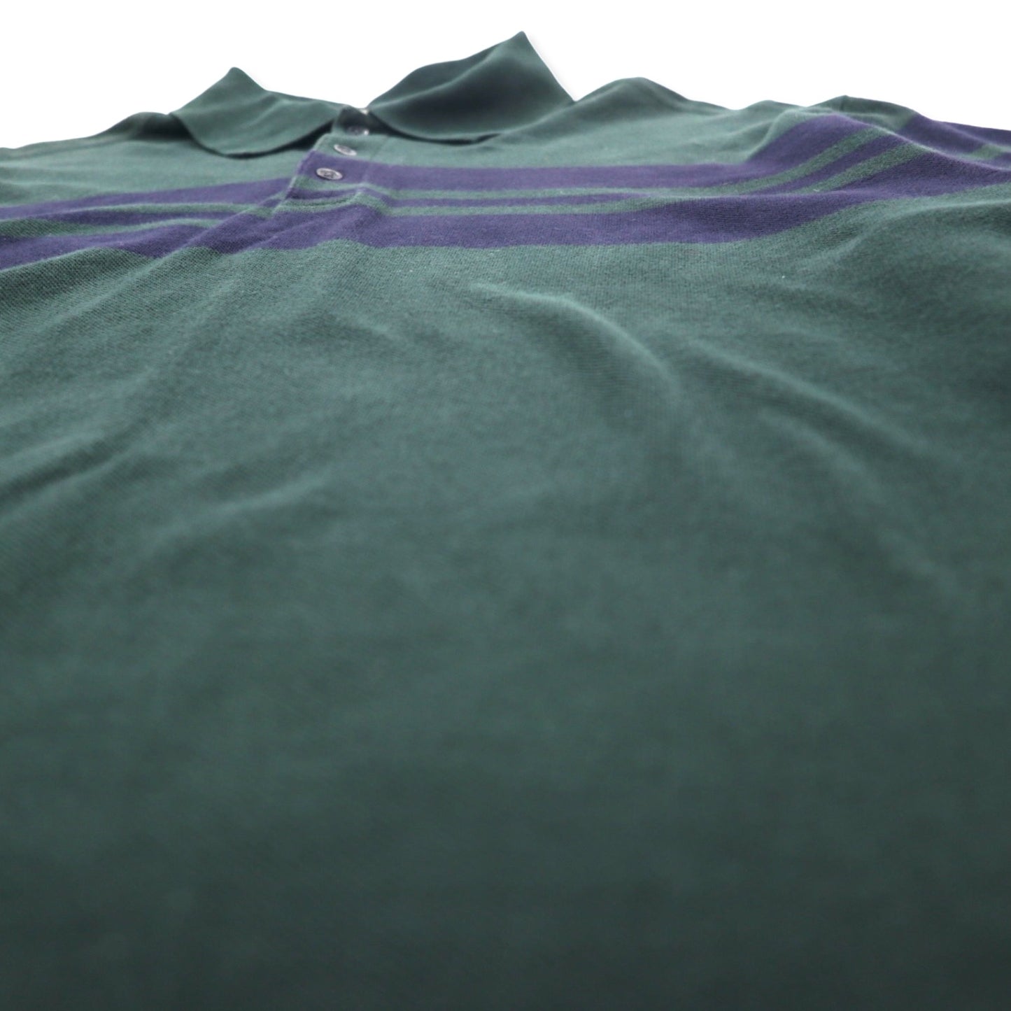 Eddie Bauer Long Sleeve Polo Shirt L Khaki Cotton Pique