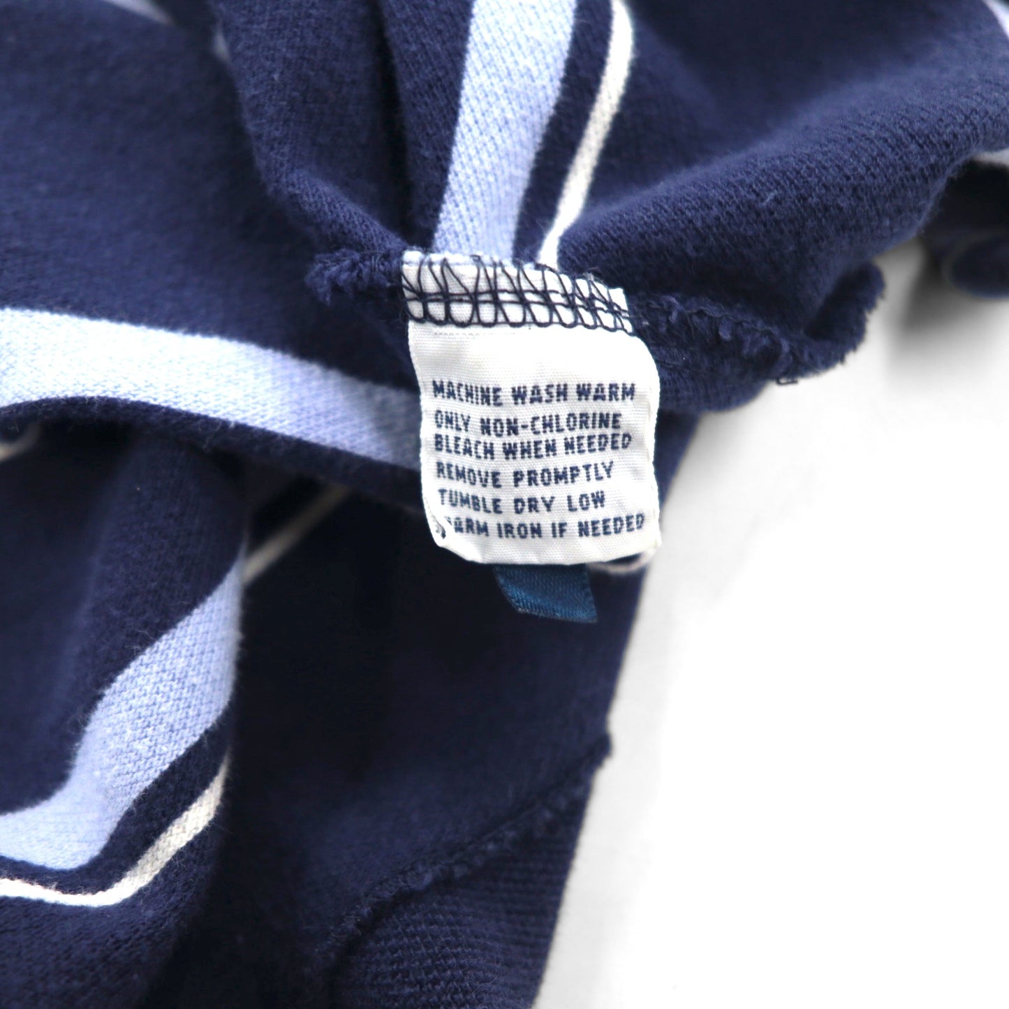 Polo by Ralph Lauren 90s Striped Polo Shirt, Size 2XL, Navy Blue Cotton, Pique with Small Pony Embroidery