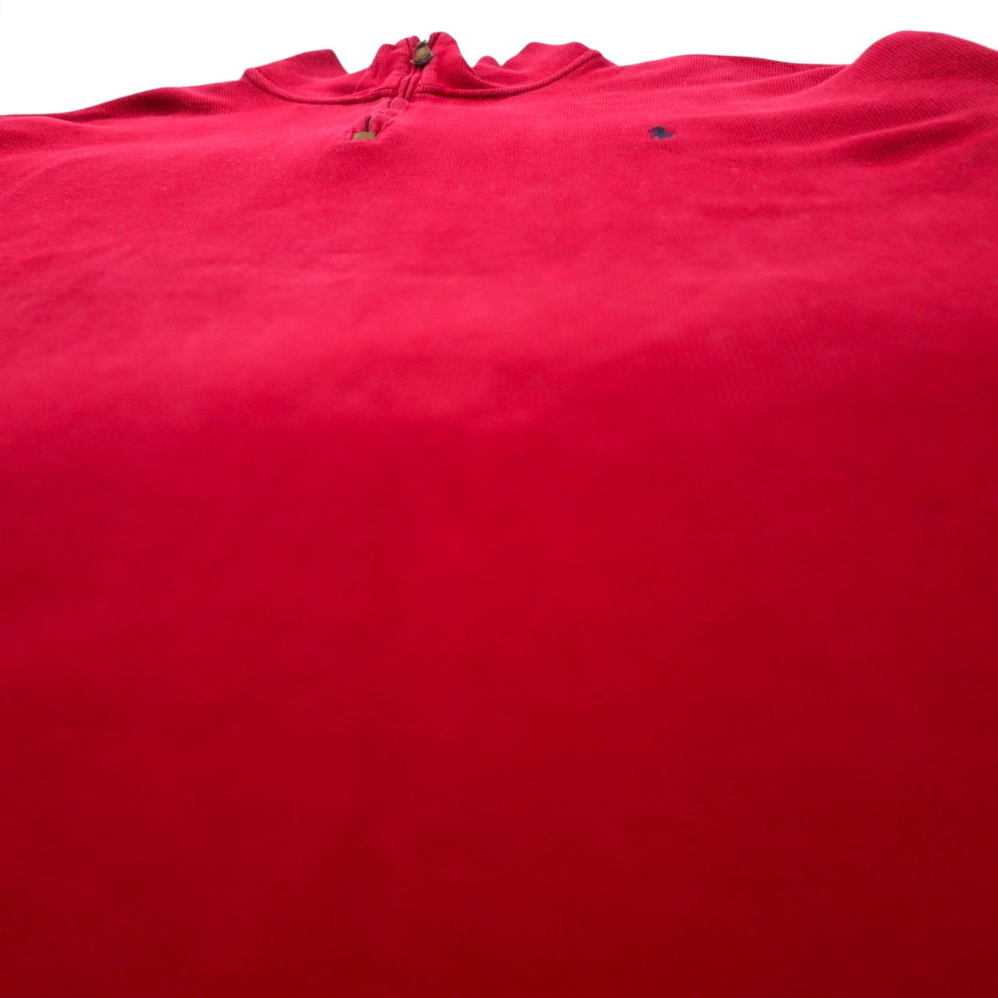 Polo Ralph Lauren 90年代 ハーフジップ スウェット トレーナー 2XL レッド スモールポニー刺繡 ビッグサイズ