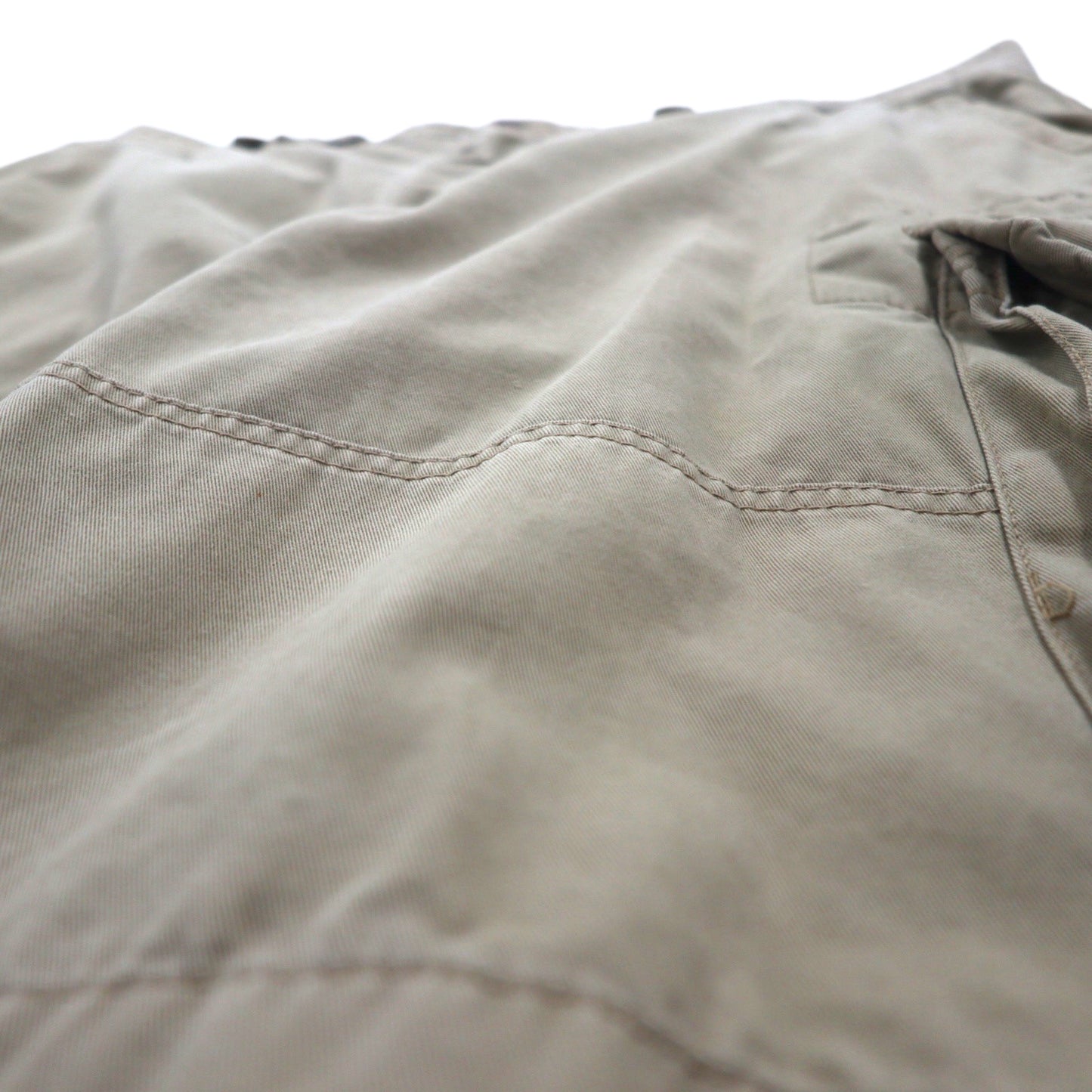 Polo by Ralph Lauren 90年代 ポロチノ バギー ショート カーゴパンツ ハーフパンツ XL ベージュ コットン 膝下丈