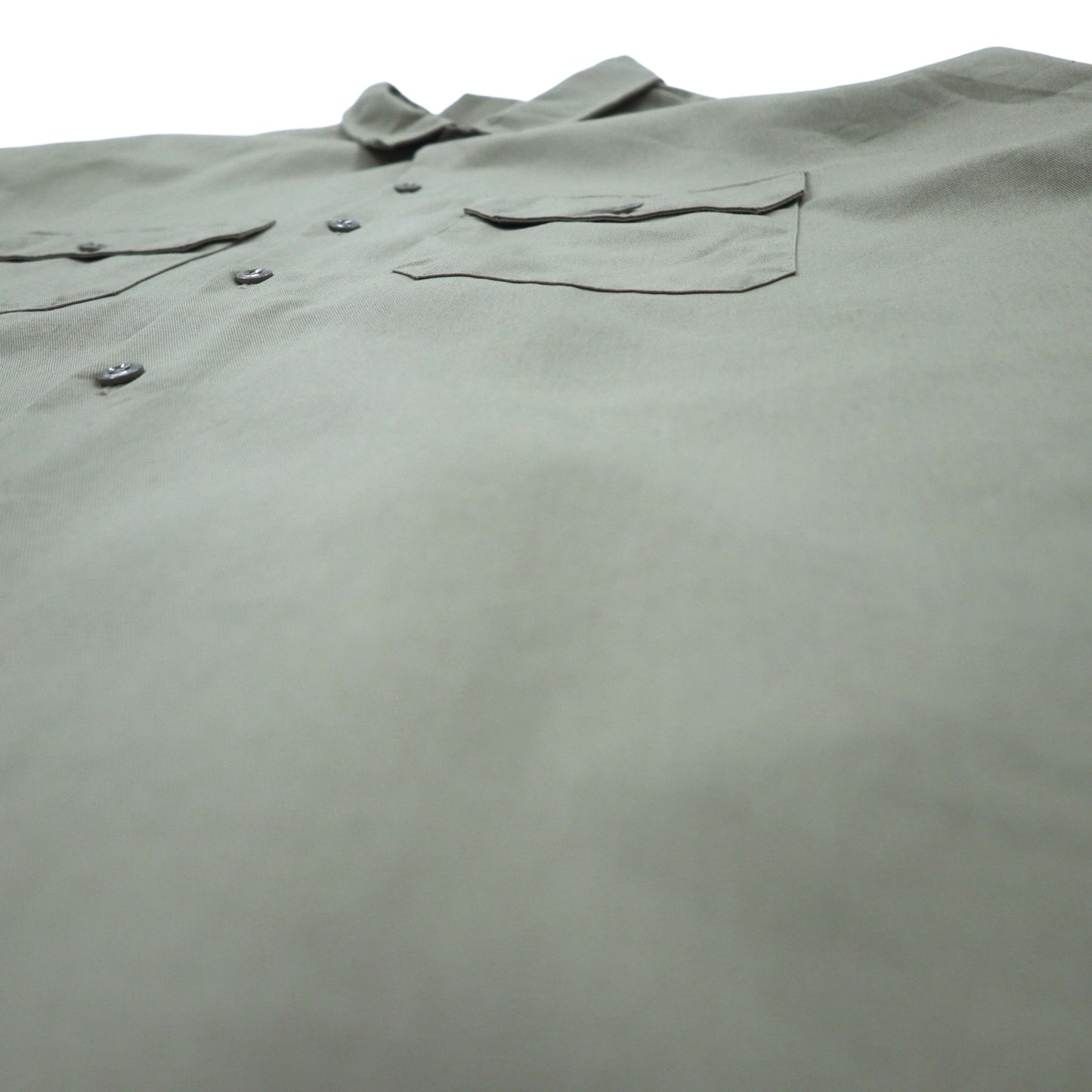 Dickies 半袖 チノ ワークシャツ 3XL ベージュ 胸ポケット ビッグサイズ ホンジュラス製