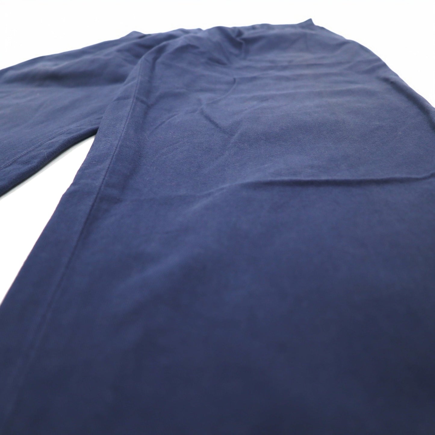 TOMMY HILFIGER タック ワイド チノパンツ M ネイビー コットン