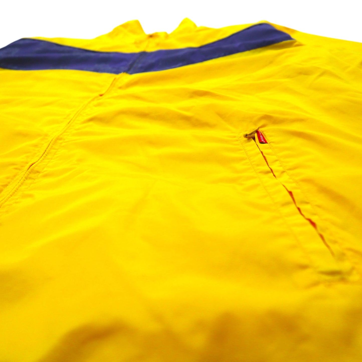 APPLEBUM ジップアップ ナイロンジャケット L イエロー ポリエステル ドローコード