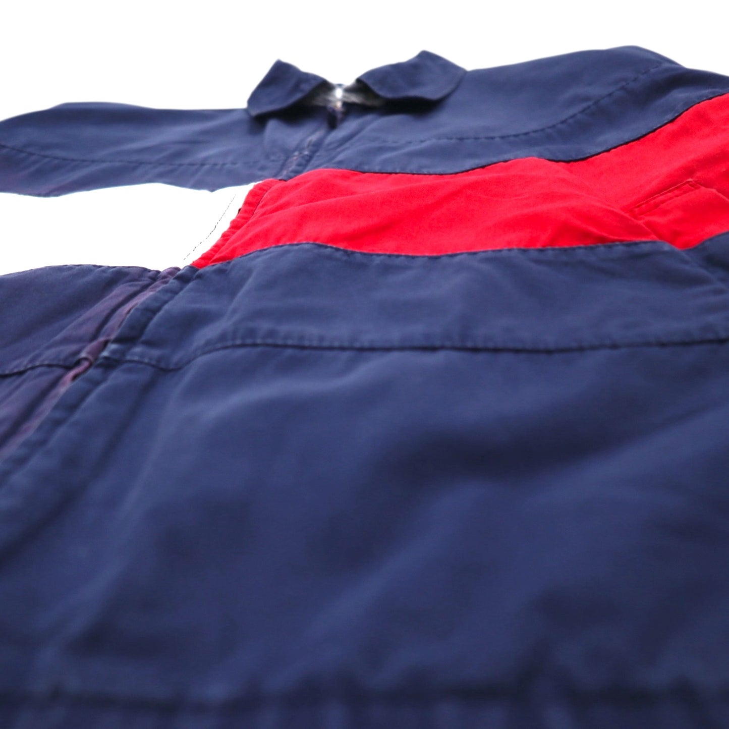 TOMMY HILFIGER 90年代 フラッグロゴ スウィングトップ L ネイビー コットン