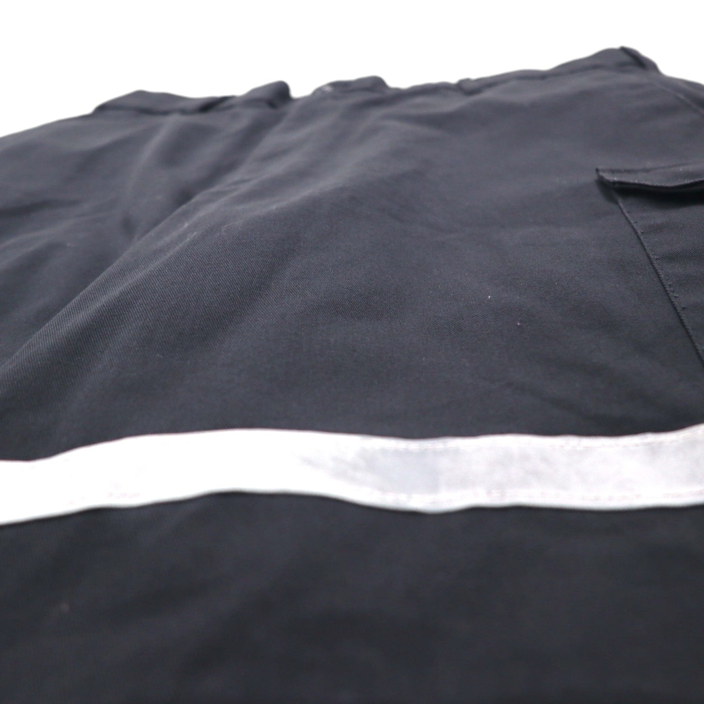 SofTwill by UniFirst リフレクター バギー ショート カーゴパンツ ワークパンツ XL ブラック 膝下丈 メキシコ製