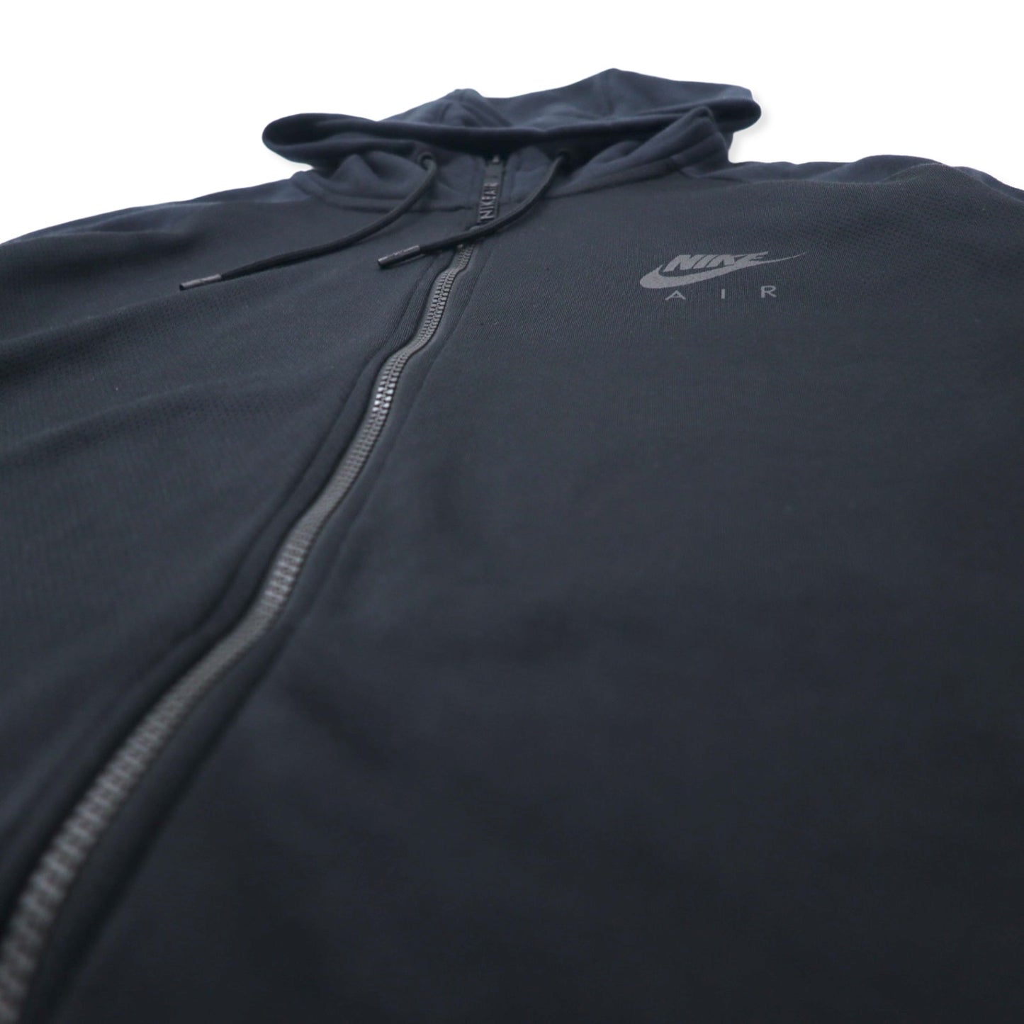 NIKE Air Max Hybrid Full Zip Hoodie XXL Black Cotton Air Max Hybrid Full Zip Hoodie 805136-010