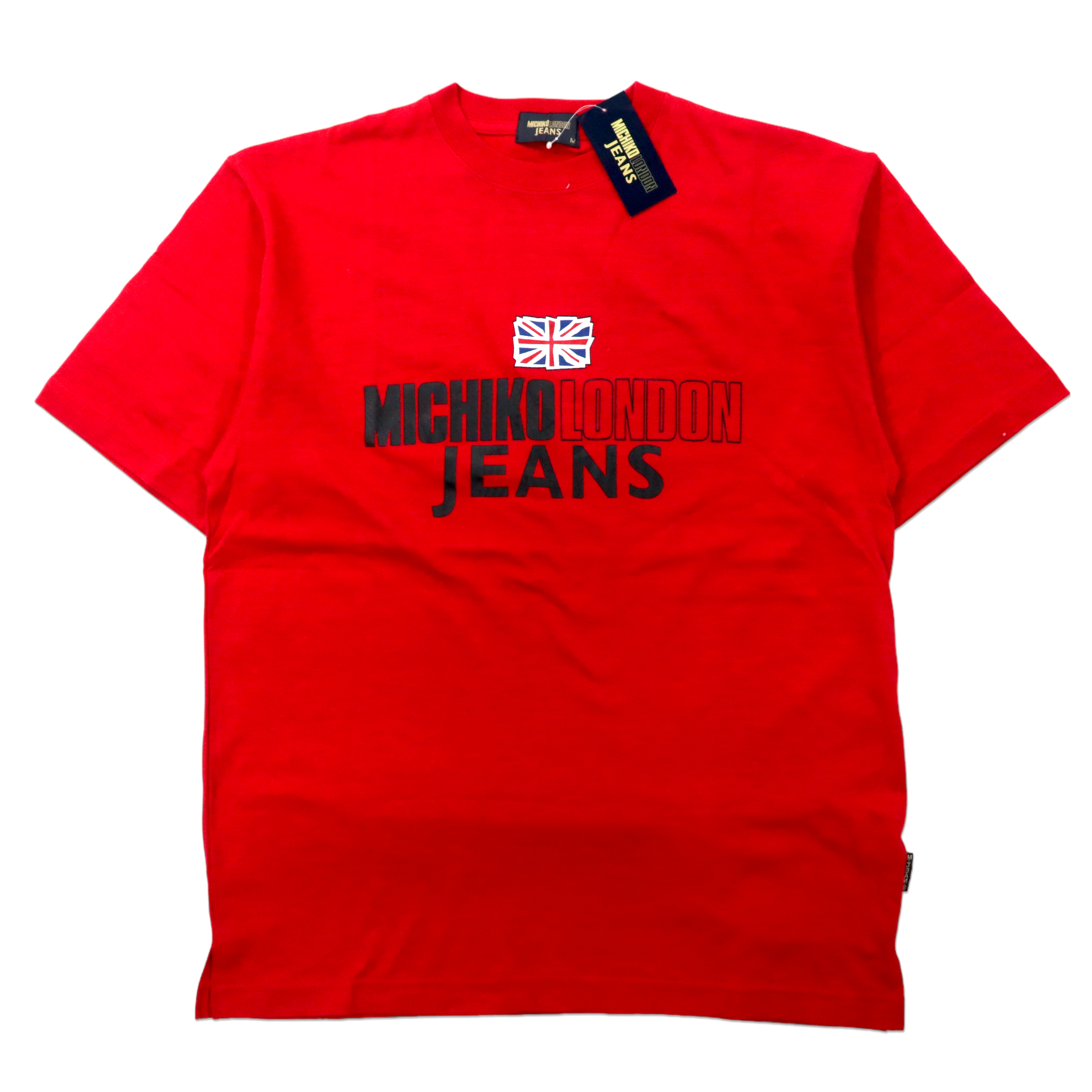 MICHIKO LONDON JEANS ビッグサイズ 90年代 ロゴプリントTシャツ M 