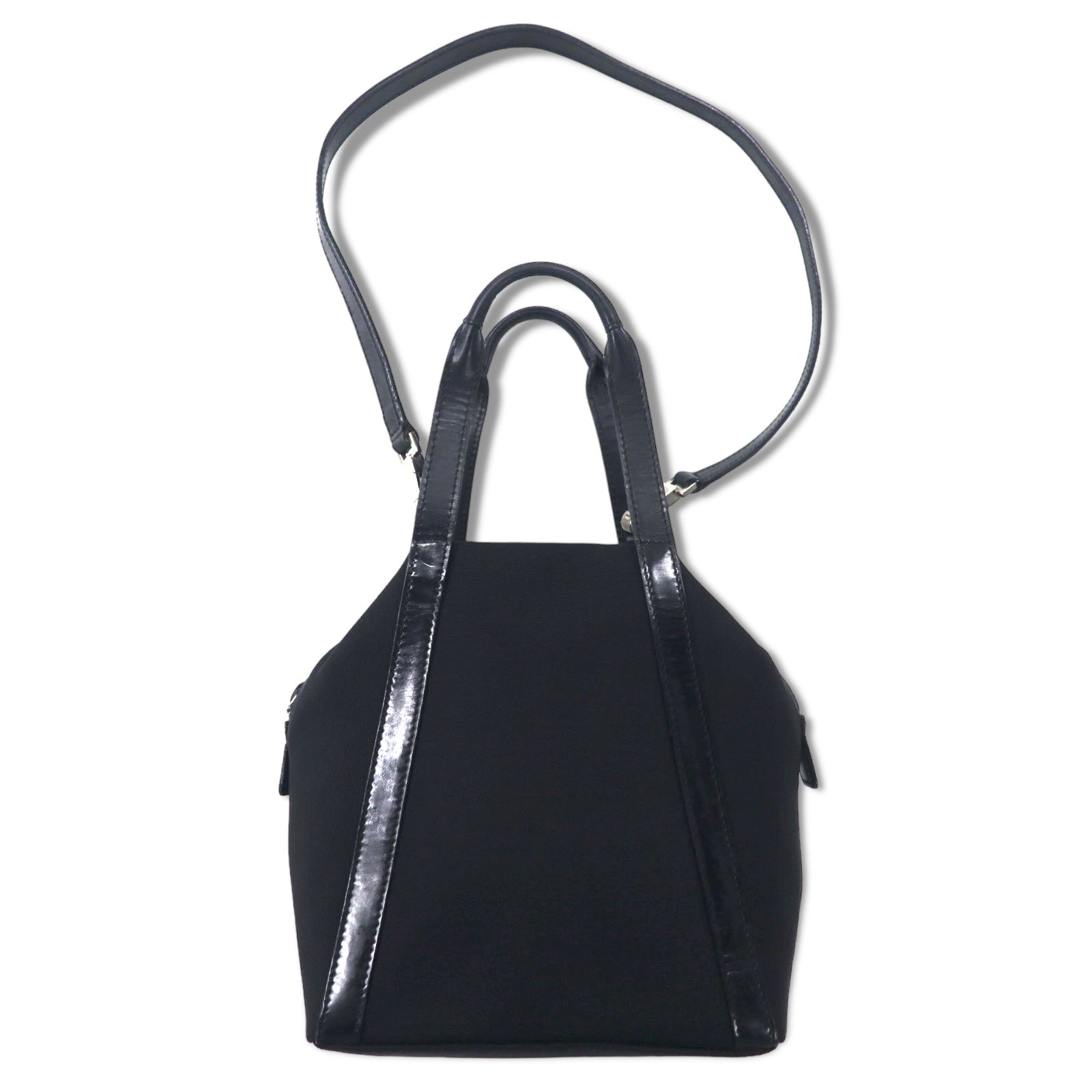 GUCCI 2way shoulder bag Nylon enamel leather 007 2123 2000 Italian MADE