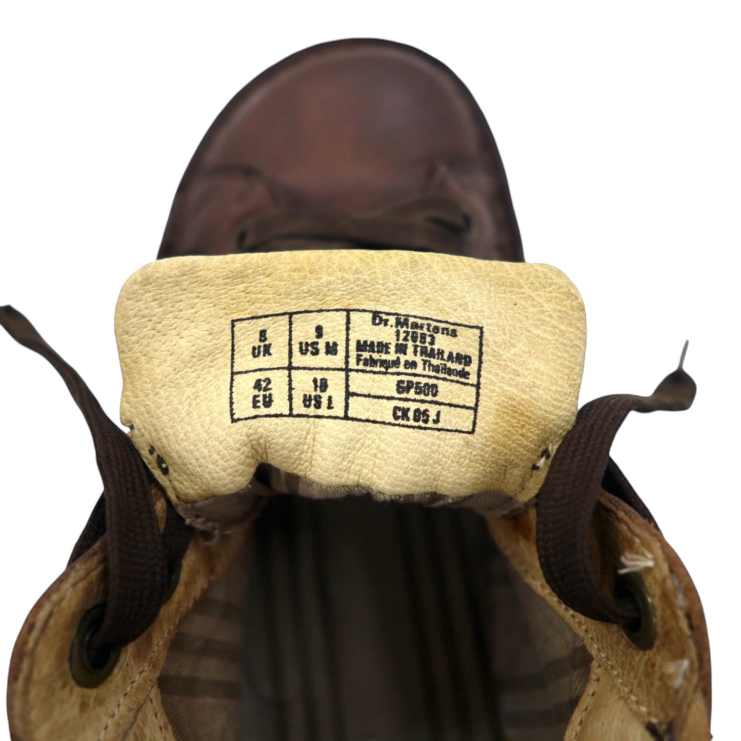 Dr. Martens Monkey Boots Chukka Boots 27cm Brown Leather 12083