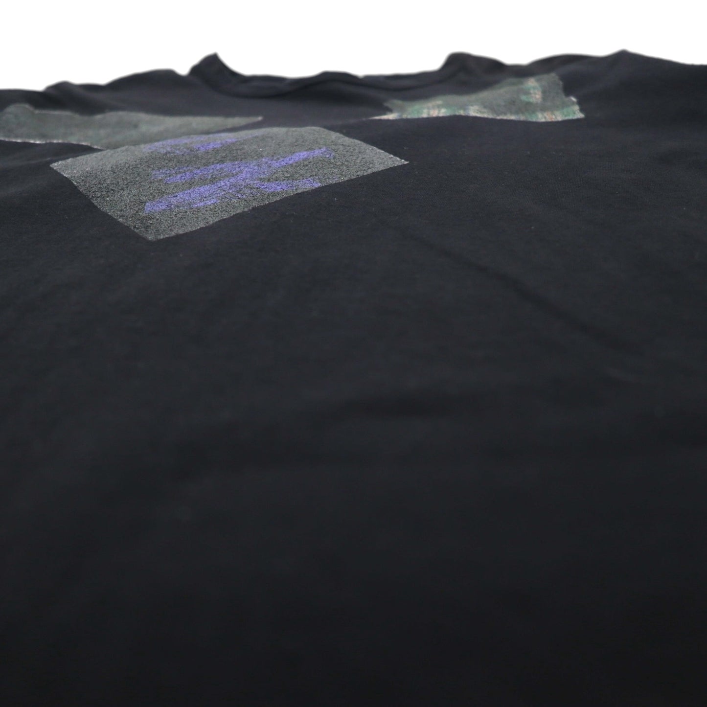 Ground Y ( YOHJI YAMAMOTO ) チェック グラフィック Tシャツ Check Logo Graphic Tee L ブラック GT-T34-015 日本製