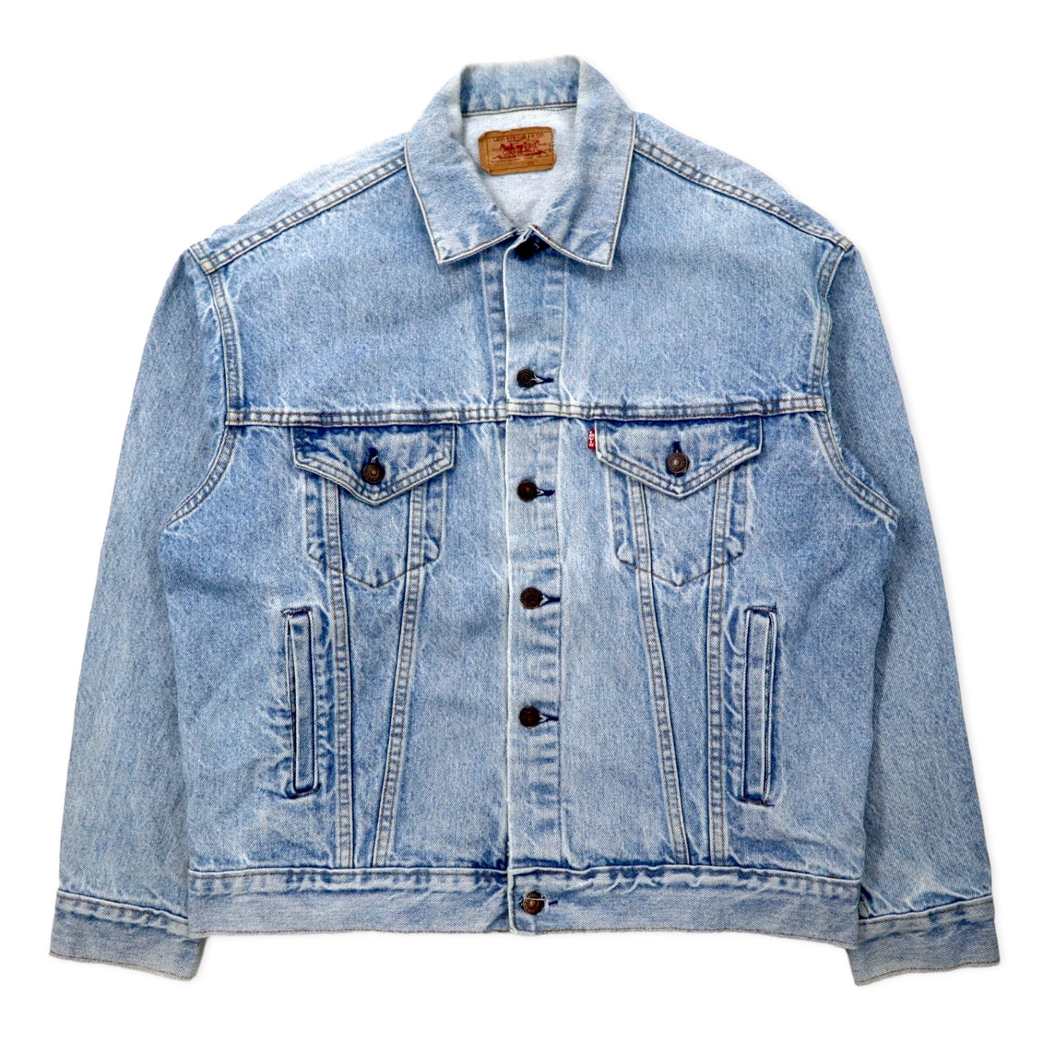 Levi's USA Made 80's Denim Jacket G Jean M Blue Ice Wash Cotton Small e  Button Back 810 70507-0214 – 日本然リトテ