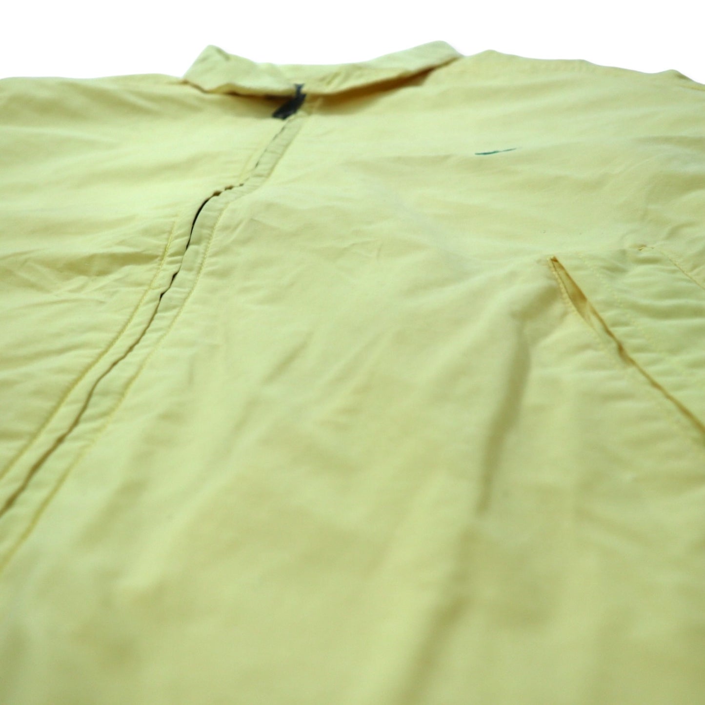 nautica 90s swing top Harrington jacket XL yellow cotton one point logo embroidery