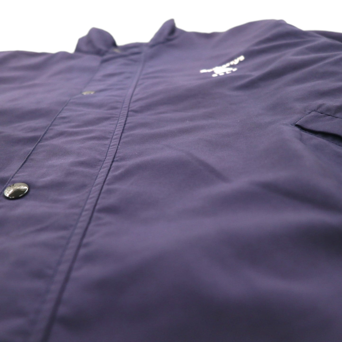 Burberrys GOLF ポルトガル製 スウィングトップ ハリントンジャケット L ネイビー ポリエステル 裏地ノバチェック