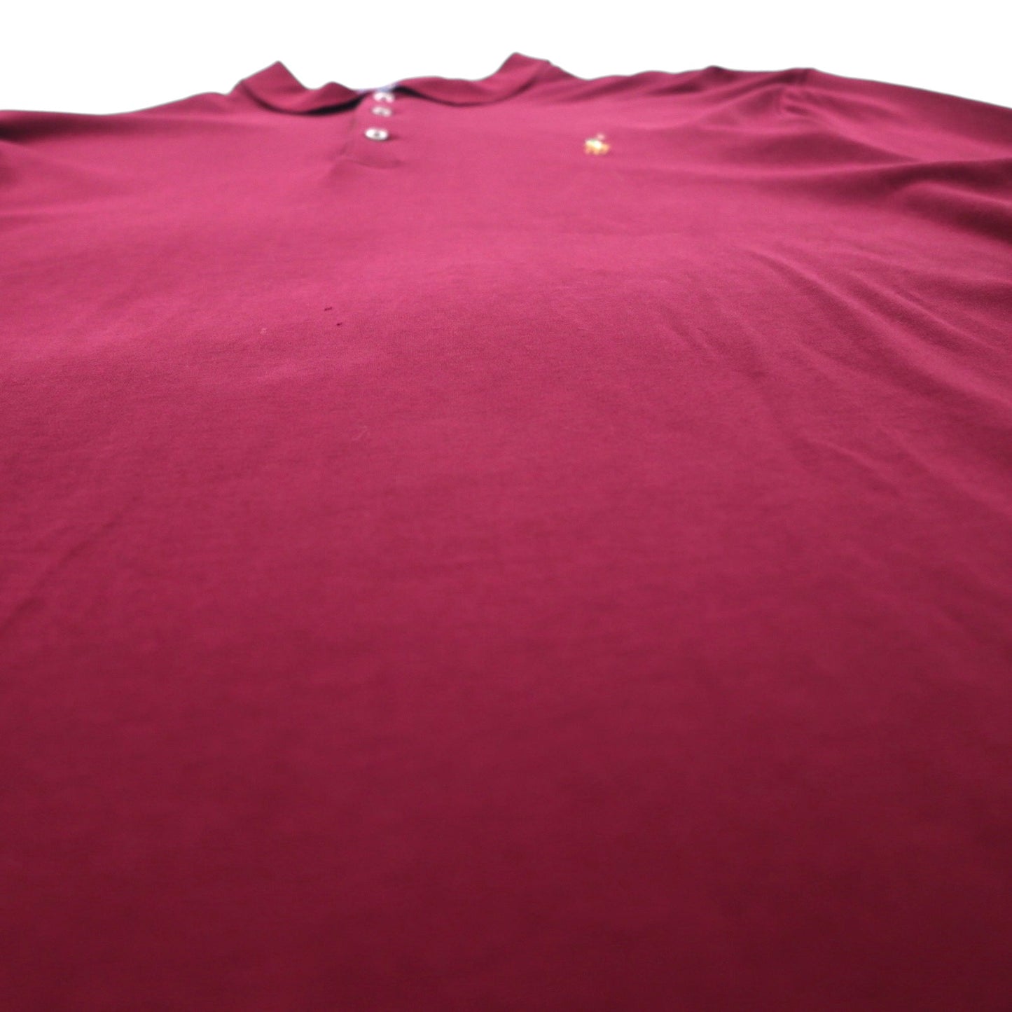 Polo Ralph Lauren Long Sleeve Rugby Polo Shirt, Size 2XL, Bordeaux with Small Pony Embroidery