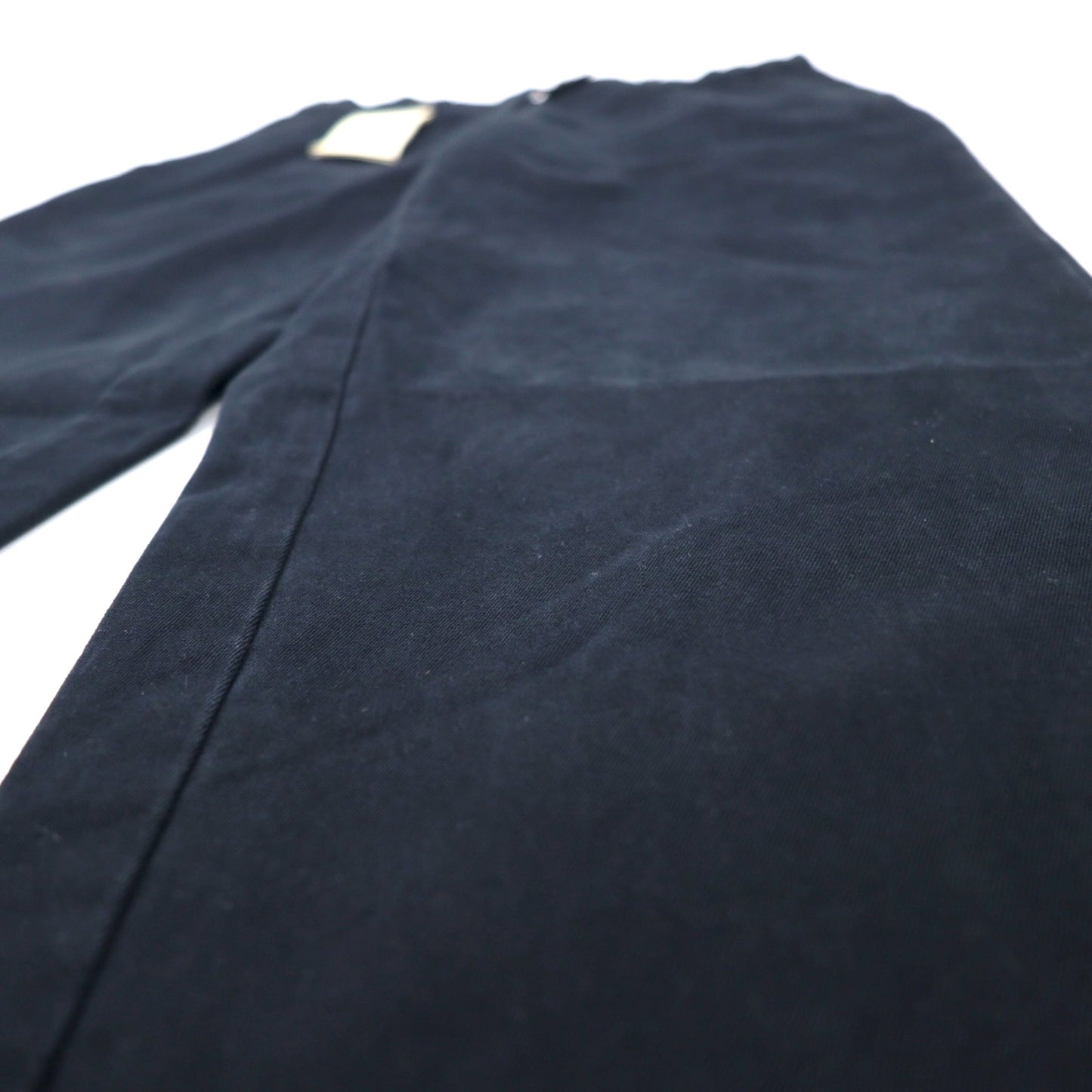 ARMANI JEANS イタリア製 テーパードパンツ 44 ブラック コットン 05P29CM PANTALONE 未使用品