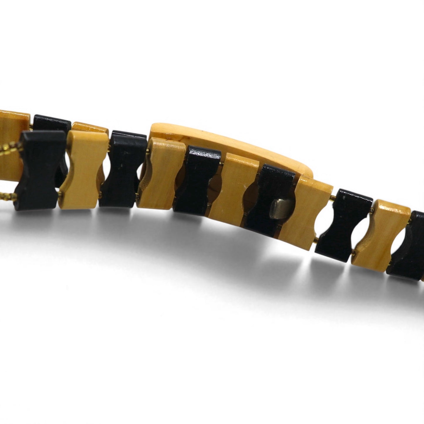 GAIJIN MADE ( Hollywood Ranch Market ) ウッド ベルト 木製 ベージュ ブラック