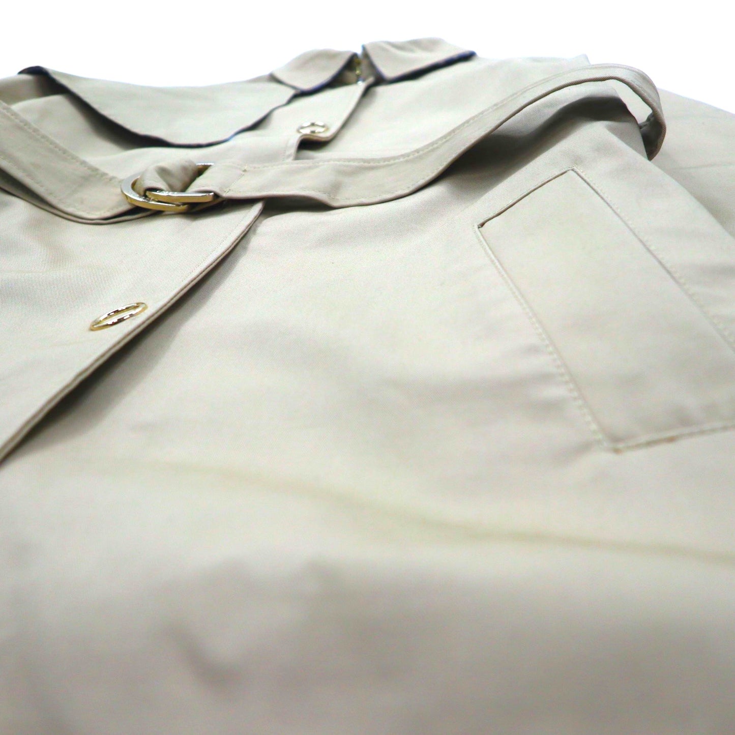 TOMMY HILFIGER ボンディング トレンチコート S ベージュ ベルト付き WW0WW22026 未使用品