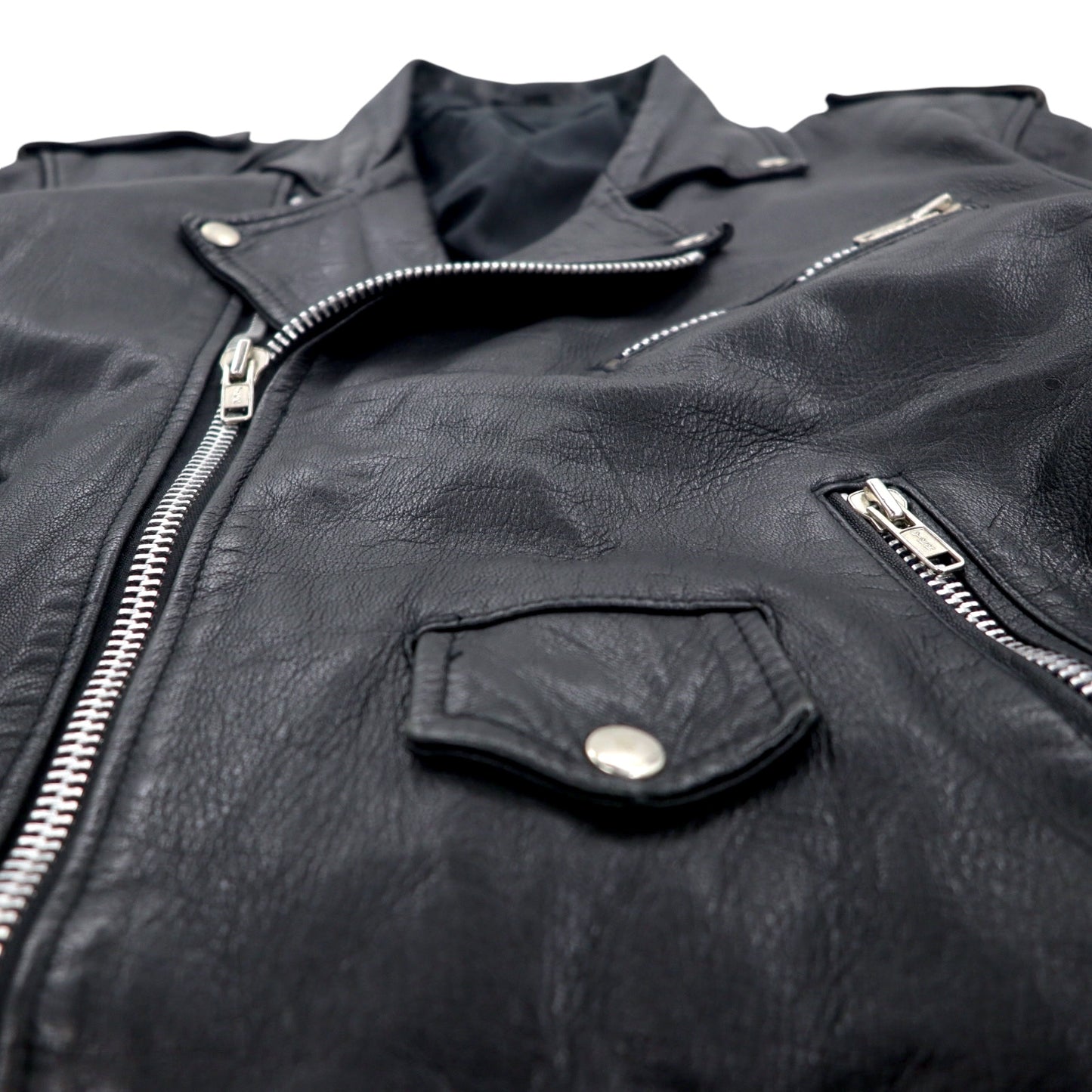 Vintage Double Riders Leather Jacket Double Riders Leather Jacket Pakijan L Black Made in Pakistan