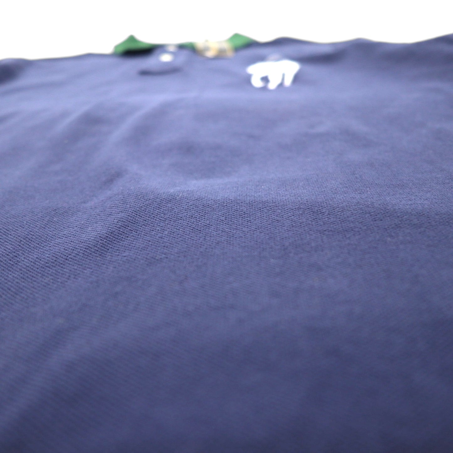Polo by Ralph Lauren 90s Big Pony Embroidered Polo Shirt, Size L, Navy, Cotton, Pique, Custom Fit, Classics, Unused