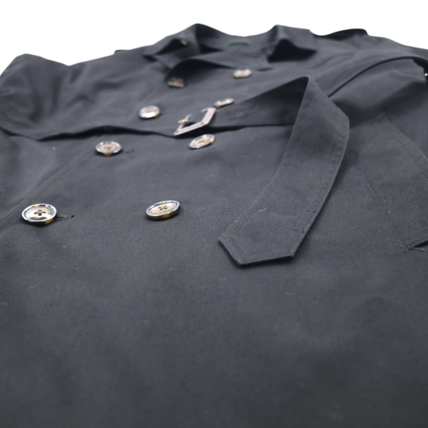 LAUREN RALPH LAUREN トレンチコート XL ブラック キルティングライナー着脱式 ベルト付き Water Repellent 撥水