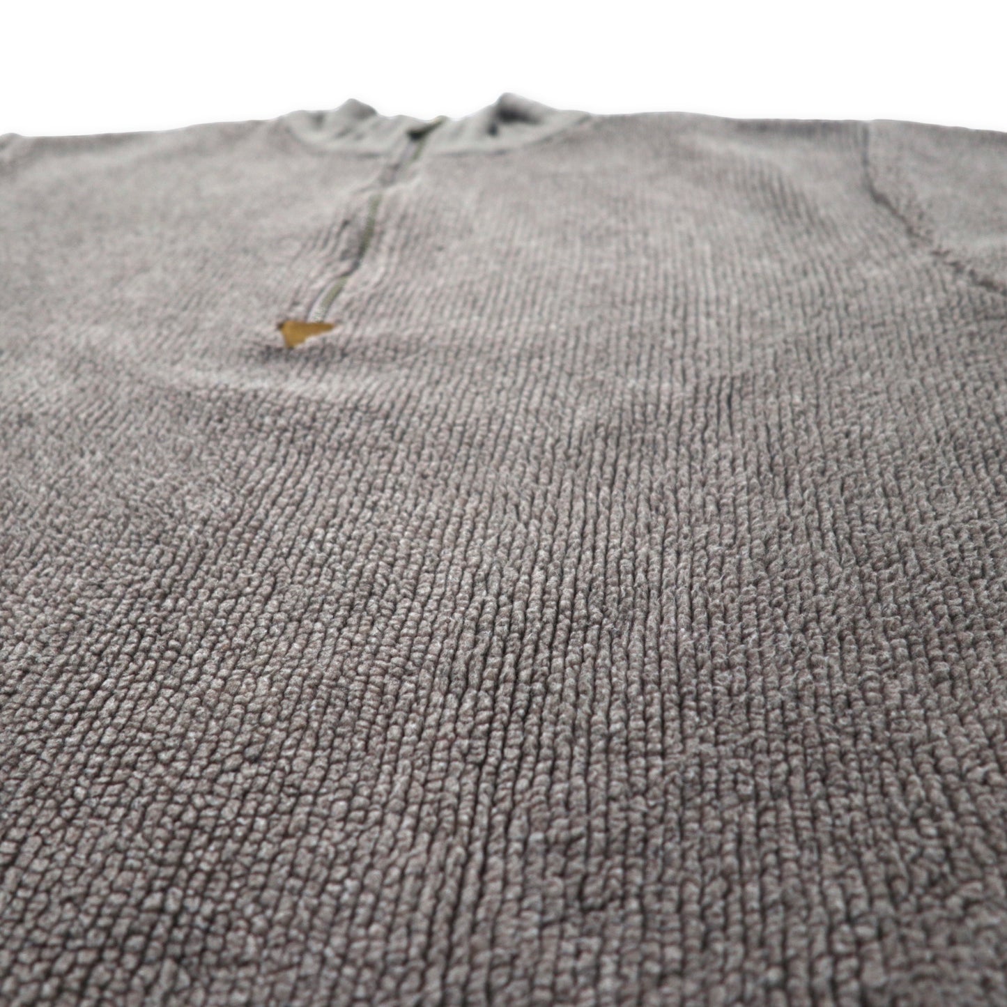 L.L.Bean USA製 80年代 ハーフジップ ボアフリースジャケット L グレー アクリル 三角タグ X808 ビッグサイズ