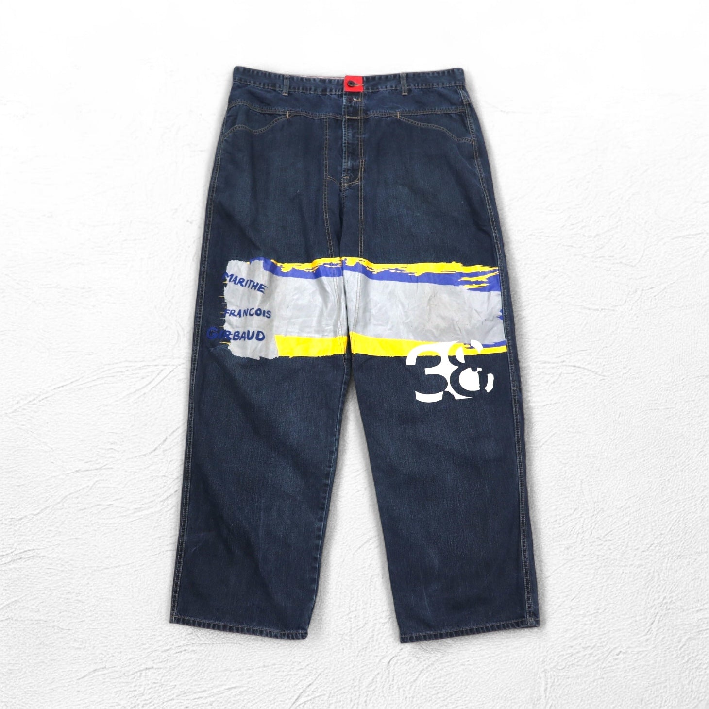 Marithe+Francois Girbaud 希少デザイン バギーデニム 00's 