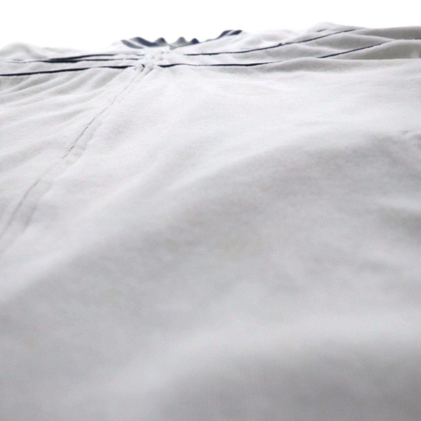 Sean John 90年代 パイル地 半袖 トラックジャケット ジャージ XL ホワイト コットン ポリエステル ワンポイントロゴ刺繍