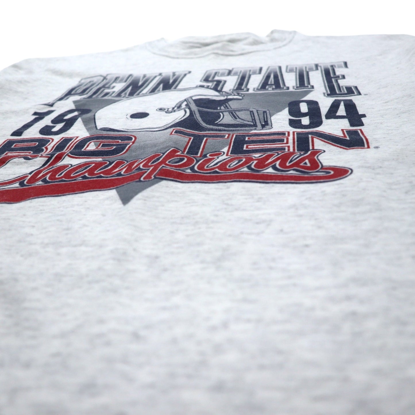 USA製 90年代 GEAR FOR SPORT プリント Tシャツ L グレー コットン PENN STATE BIG TEN