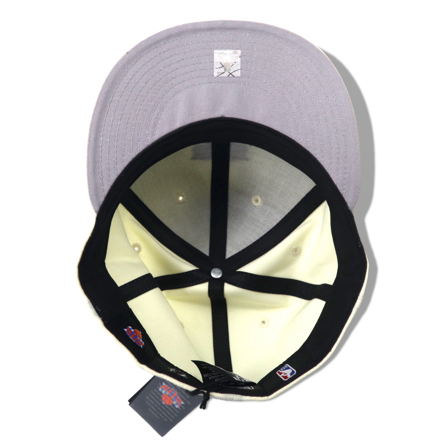 KITH × NEW ERA Baseball Cap 59.6cm White Polyester NBA The New York Knicks 59Fifty Low Profile Fitted Hat Unused Item